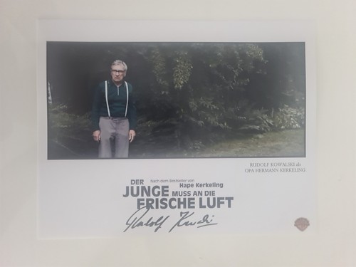 Autografo rudolf kowalski - rudolf,