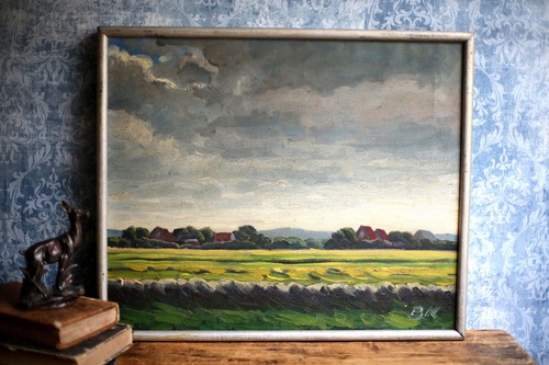 Pittura olio paesaggio - ad,